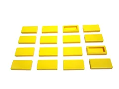 レゴ★未使用！黄色の１×２タイル１６点セット