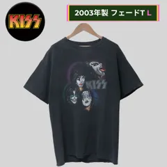 キス Tシャツ L相当 ブラック 00s USA製 ファブリック ヴィンテージ Vintage 2003年製 KISS TENNESSEE RIVER テネシーリバー バンド ロック アメカジ Y2K ストリート ゆるだぼ ユニセックス 古着 V007