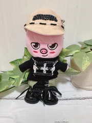 SKZOO ぬいぐるみ服 なお★ ソーダ1点の価格】ぬいぐるみ服 ぬい服 つけ襟 水色 さくらんぼ