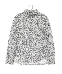 【ランクＡ美品！】パーリーゲイツ｜レディース｜0 (S相当)｜花柄長袖ポロシャツ｜中古ゴルフ用品