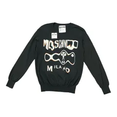 MOSCHINO 22AW オプティカルモチーフ セーター モスキーノ 44のサムネイル