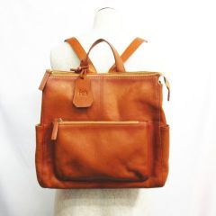 fes フェス レザー 本革 リュック レディース ブラウン系 バッグ 鞄 茶系 バックパック backpack  D155LF
