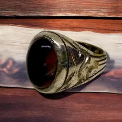 指輪 リング インディアンジュエリー 黄色 タイガーアイ 無骨 クリア 16号 インディアン ジュエリー アクセサリー ビンテージ 50s ~ 60s 70s 80s 90S ナバホ族 サントドミンゴ族 天然石 メンズ レディス 一点物  1700 p10/