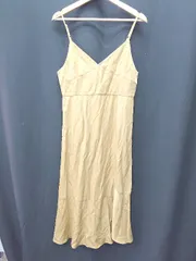 ◇ ⊃ SLY スライ スリット加工 ロング丈 ワンピース サイズ1 イエロー レディース E  【1411280021248】