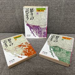 怒りのぶどう　上中下　3冊セット　スタインベック　大橋健三郎　岩波書店