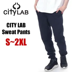 【新品・未使用】【ネイビー】CITY LAB スウェットパンツ メンズ レディース シティラブ スリム ジョガーパンツ スキニー シティーラブ 大きいサイズ ビッグサイズ 無地 細身 薄手 部屋着 ストリート スポーツ S M L XL XXL
