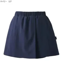 【新品】【Mサイズのみ】prince（プリンス） レディース ウィメンズ ストレッチスキュロット テニスウェア バドミントンウェア キュロット スカート風 ストレッチ 吸汗速乾 UPF50+ 制電　ネイビー  WF4328-127-M