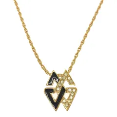 GIVENCHY ジバンシィ ネックレス OLD G LOGO ストーン バイカラー ヴィンテージ アクセサリー Vintage Accessory メッキ