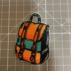 『キャンプ刺繍ワッペン』登山バック　カバン　リュックのサムネイル
