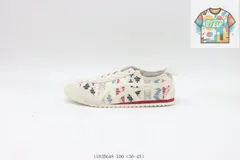 【今日特価】アシックス スリップオン シューズ ホワイト - ブルー - レッド 1183B648 - 100-WTO輸入2