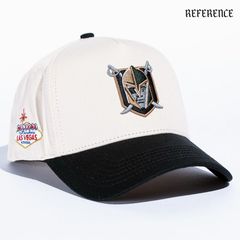 REFERENCE KNAIDERS SNAPBACK CAP【CREAM×BLACK】 (リファレンス 通販 キャップ 帽子 スナップバック ベースボールキャップ ロゴ)