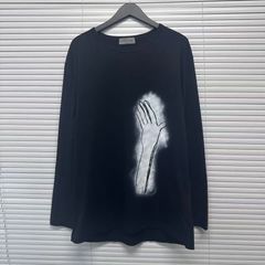 YOHJI YAMAMOTO HAND DESIGN PRINT LONG SLEEVES   Tシャツ  HG-T83-082