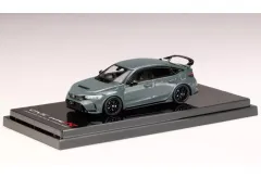 【新品】ミニカー 1/64 ホンダ CIVIC TYPE R (FL5) RACING BLACK Package 2025 (ソニックグレーパール) [HJ644063GM]