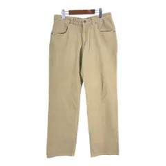 patagonia パタゴニア オーガニックコットン コーデュロイパンツ アウトドア ベージュ(メンズ W32)中古 古着 T8700