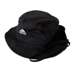 adidas アディダス バケットハット 黒 クラシック アドベンチャーハット 帽子 シンプル ワンポイント 男女兼用