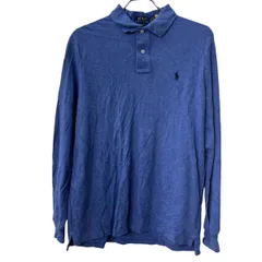 POLO RALPH LAUREN 長袖 ポロシャツ L ブルー ポロ ラルフローレン 古着卸 アメリカ仕入 a707-5699