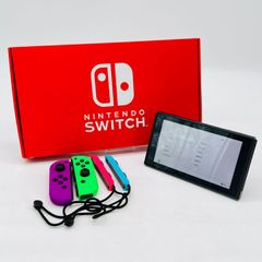 Nintendo Switch マイニンテンドーストア限定  ニンテンドースイッチ 2台目用セット カスタマイズ Joy-Con(L) ネオンパープル/(R) ネオングリーン Joy-Conストラップ ネオンブルー/ネオンピンク HAD-S-KAYAA