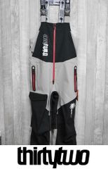 【新品:SALE】23 ThirtyTwo SPRING BREAK POWDER BIB - GRAVEL - Sサイズ 正規品 スノーボード ウェア ビブパンツ パンツ