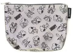 【中古】バッグ 8.スヌーピー(シルバー) ポーチ 「サンリオ当りくじ スヌーピー当りくじ」