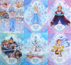 【中古】クリアファイル 集合 A5クリアホルダー6枚セット 「アナと雪の女王 アナとエルサのフローズンファンタジー 2018」 東京ディズニーランド限定