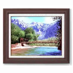 絵画　Ｆ６サイズ　大野純一　上高地　画歴書及びサイン入 絵画 F6サイズ 大野純一 上高地 画歴書及びサイン入 2025年最新】