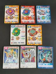 aca397 ベイブレード カード C.C.G キャラクターカードゲーム まとめ サーベルコブラ 216　ドラグーンF改SGダネジコアVer. 211　ドラシェルファントM改SGアタコアVer. 210