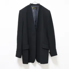 ハーディエイミス HARDYAMIES ヴィンテージ ジャケット ノーカラー ブラック系 [a968069n]のサムネイル