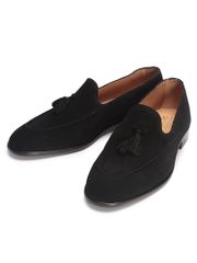 美品 Jalan Sriwijaya タッセル ローファー スエード - メルカリ