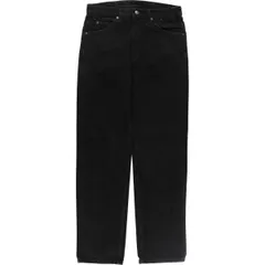 古着 90年代 リーバイス Levi's 505 REGULAR FIT STRAIGHT LEG オレンジタブ ブラックデニム テーパードデニムパンツ/eaa520167