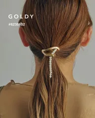GOLDY/ゴールディ/メタル ライン ハング パール ヘアカフ/アクセサリー/6230602のサムネイル