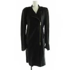 【美品】ANN DEMEULEMEESTER アシンメトリー　ノーカラーコート B0010961FA113099-LONGCOATS-