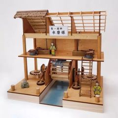 建築模型 丹下健三「Tange House」木製ハンドメイド模型（一点物