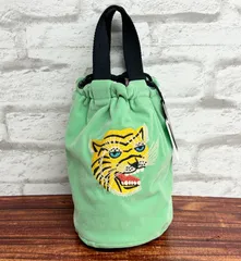 ◾️Houston ヒューストン 刺繍別珍エフェクトバッグ(虎) ベルベット ミニバッグ【Ho-6874】