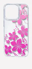 【新品未使用】iPhone16 Pro アイフォン16プロ クリア ハードケース ( ハイビスカス(ピンク) ) 花柄 ハワイアンフラワー ハイビスカス cl-ip16pro-178