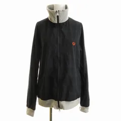 フレッドペリー FRED PERRY ジャケット 長袖 ブルゾン 切り替え ジップアップ チェック M 緑 グリーン ■GY01 /EEのサムネイル