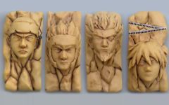 [중고] 자석·자석 전 4종 세트 화영암 자석 [이치반 복권 NARUTO-나루토- 나카노시 시험편] G상