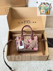 【今日特価】Coach Teri チェリー & ストロベリープリント 斜め掛けバッグ（フルーツデザイン）Cute Design-WTO輸入2
