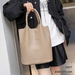 本革、高級感のある通勤トートバッグ、個性的でシンプルなデザイン、レディースの万能ソフトレザートートバッグ、ショルダー兼ハンドバッグ、大容量