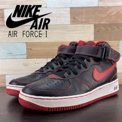 新品 NIKE AIR FORCE 1 MID B ナイキ エア フォース 1 ミッド B ブラック レッド 27.5cm U06103 624039-003