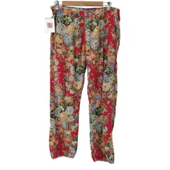 ダ*ド様 Supreme シルク　フラワープリントパンツ ダ*ド様 Supreme シルク フラワープリントパンツ ダ*ド様