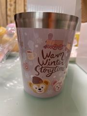 ディズニーシー　ダッフィー　シェリーメイ　スーベニアタンブラー　箱あり　パープル