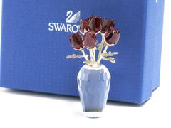 スワロフスキー ピンクローズ ローズポット 薔薇 12本のバラ - メルカリ