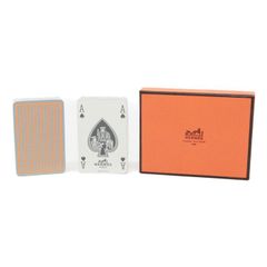 未使用・展示品 エルメス HERMES トランプ 2個セット ペーパー