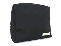 ■美品■ Salvatore Ferragamo フェラガモ ガンチーニ MAGNIFICA アリタリア航空 キャンバス ポーチ マルチケース ブラック系 DE4534のサムネイル