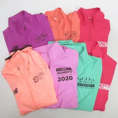 Q■ニューバランス/NewBalance 名古屋マラソン 2018～24 メンズジャケット 7枚セット【L/ピンクXL】MENS■【中古】