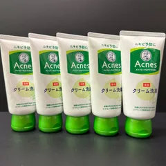 【12/18 再入荷】メンソレータム Acnes ニキビ予防 薬用クリーム洗顔 5本セット