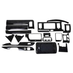 ハイエース 200系 4型 5型 6型 標準 S-GL インテリアアパネル バーズアイ ブラックウッド 黒木目　黒　内装