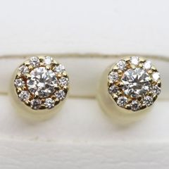 ヴァンドーム青山 ピアス K18 ダイヤモンド 0.2ct グレース VENDOME AOYAMA 【定価143,000円 】/24-546