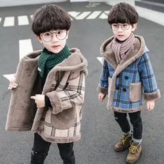 送料無料 ダッフルコート ムートンコート 男の子 ボーイズ キッズジャンパー ファーコート 厚手 秋冬 防寒 裏ボア 羽織り アウター ジュニア 子供服 こども あったか 110 120 130 140 150