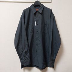 REDKAP 長袖ワークシャツ 表記XLサイズ グレー アメカジ ストリート 古着 古着卸 激安 希少 検 90s 70s 80s 60s 06C0801